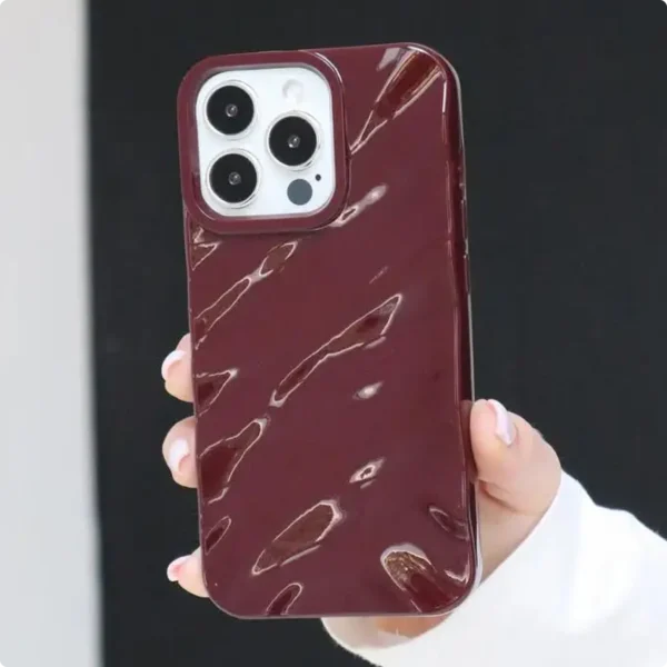 قاب اورجینال چری آیفون Cherry Ripple Wave Case